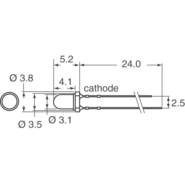 SLR-342MC3F Rohm Semiconductor  LED Indication - Discrete